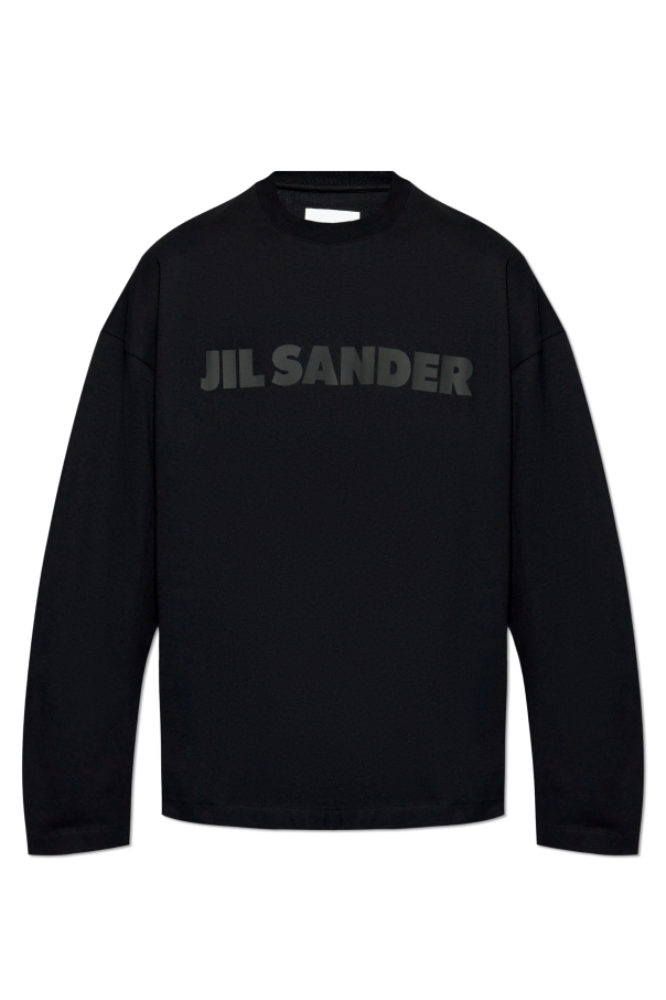 JIL SANDER BLACK T-shirt with logo 1