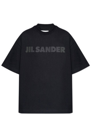 JIL SANDER BLACK T-shirt with logo 1