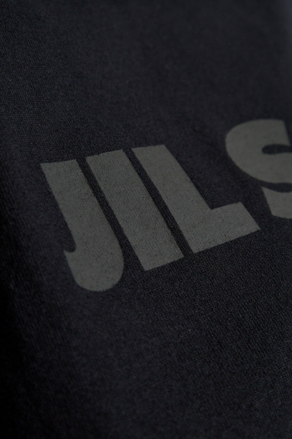 JIL SANDER BLACK T-shirt with logo 5