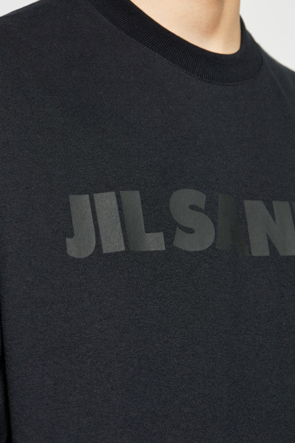 JIL SANDER BLACK T-shirt with logo 5