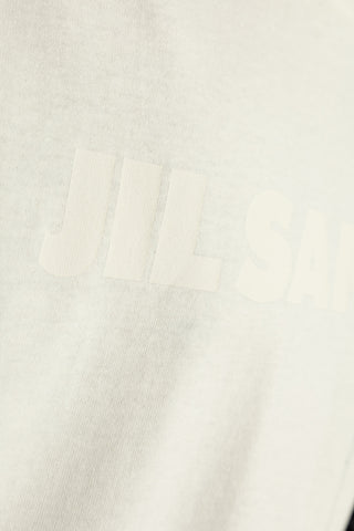 JIL SANDER cream T-shirt with logo 5