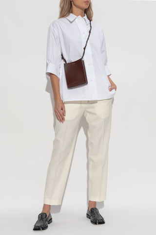 JIL SANDER YELLOW Wool Trousers 2