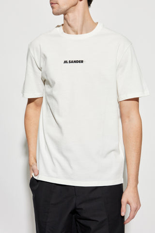 JIL SANDER+ WHITE T-shirt with logo 3