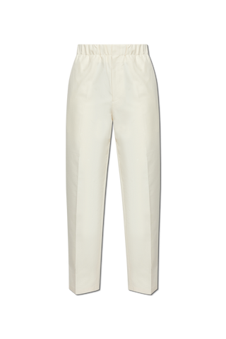 JIL SANDER cream Creased trousers 1