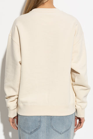 JIL SANDER+ cream Sweatshirt with logo 4