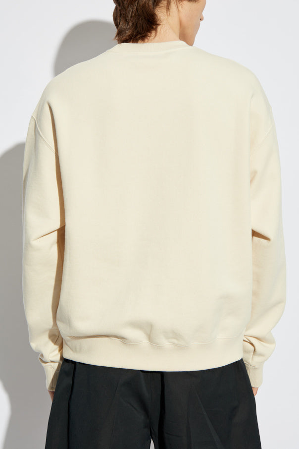 JIL SANDER+ cream Sweatshirt with logo 4