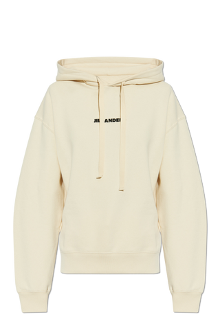 JIL SANDER+ cream Hoodie 1