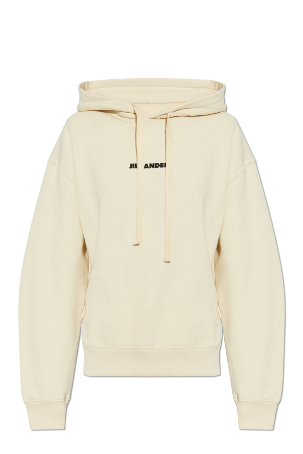 JIL SANDER+ cream Hoodie 1