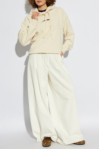 JIL SANDER+ cream Hoodie 2