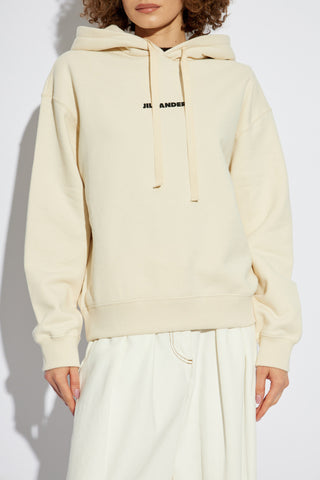 JIL SANDER+ cream Hoodie 3