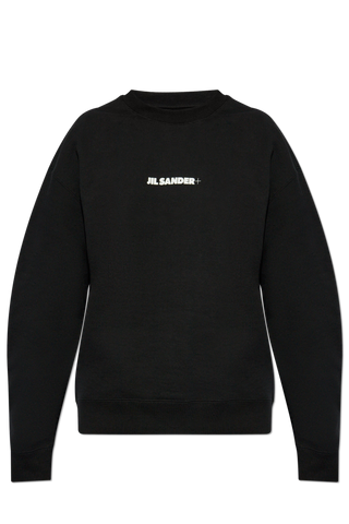 JIL SANDER+ BLACK Sweatshirt with printed logo 1