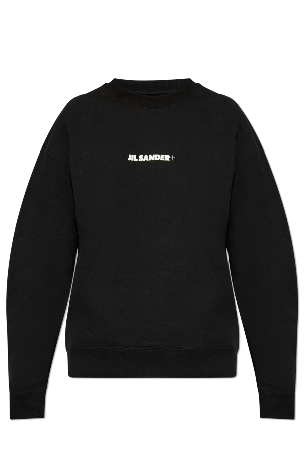 JIL SANDER+ BLACK Sweatshirt with printed logo 1