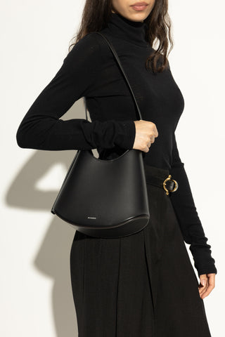 JIL SANDER BLACK Shoulder bag Eldorado Small 2