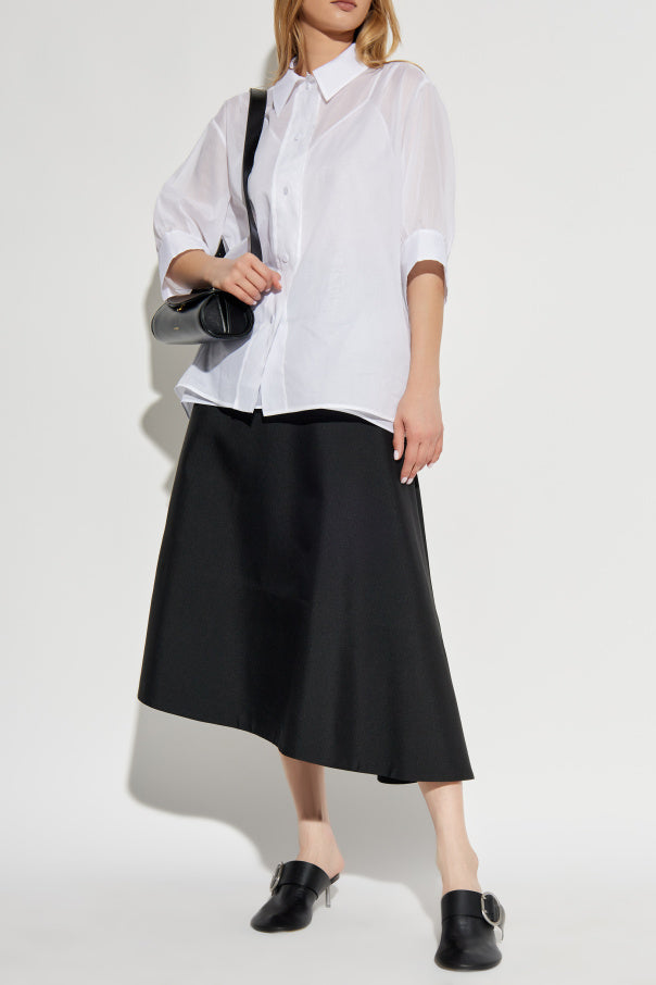 JIL SANDER WHITE Short sleeve shirt 2