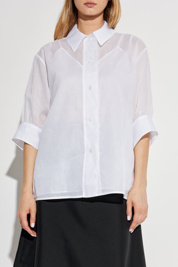 JIL SANDER WHITE Short sleeve shirt 3