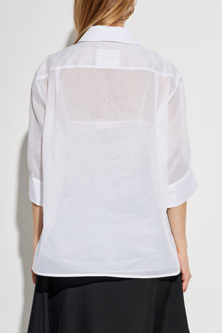 JIL SANDER WHITE Short sleeve shirt 4