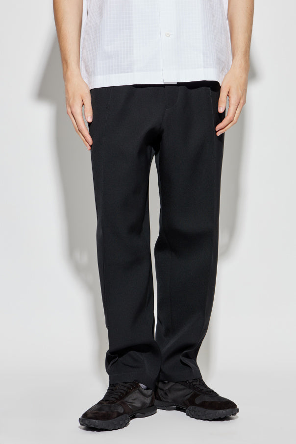 JIL SANDER BLACK Wool trousers 3