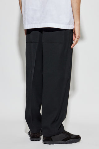 JIL SANDER BLACK Wool trousers 4