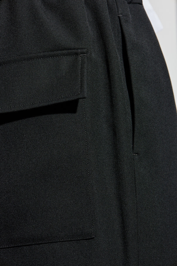 JIL SANDER BLACK Wool trousers 5