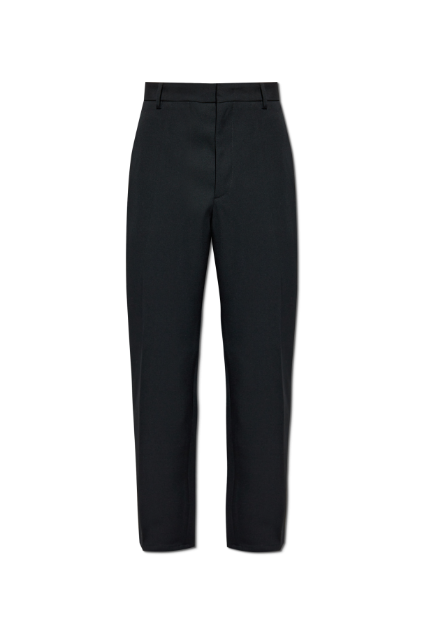 JIL SANDER BLACK Wool trousers 1
