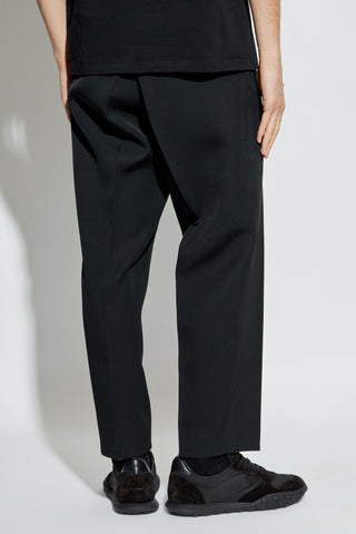 JIL SANDER BLACK Wool trousers 4