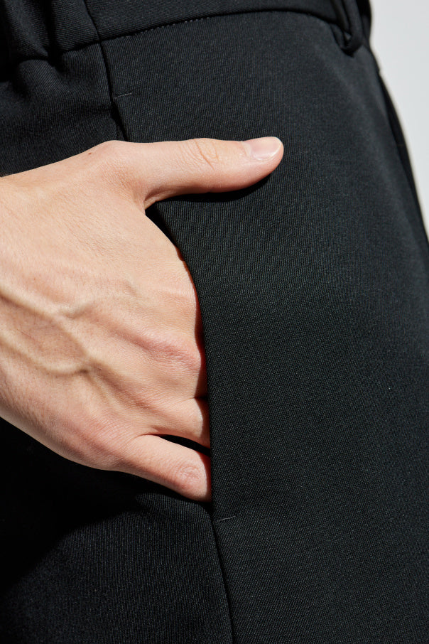 JIL SANDER BLACK Wool trousers 5