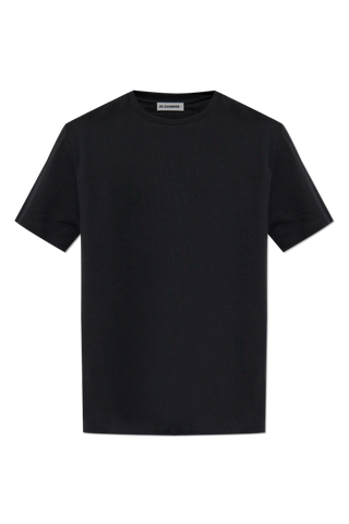 JIL SANDER+ BLACK T-shirt with logo 1