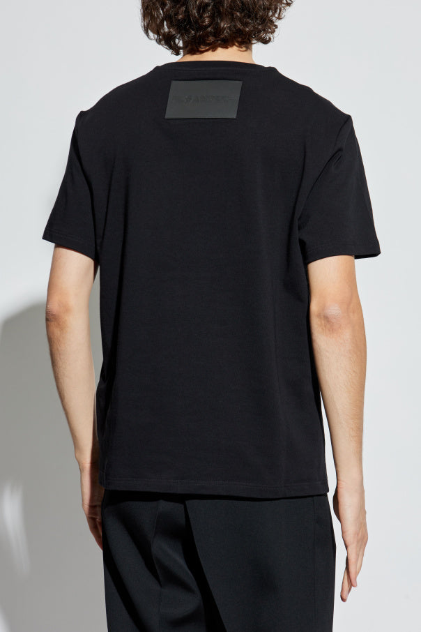 JIL SANDER+ BLACK T-shirt with logo 4