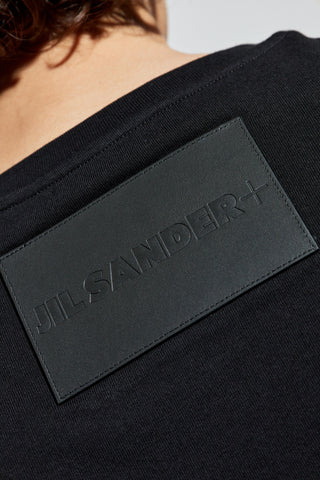 JIL SANDER+ BLACK T-shirt with logo 5