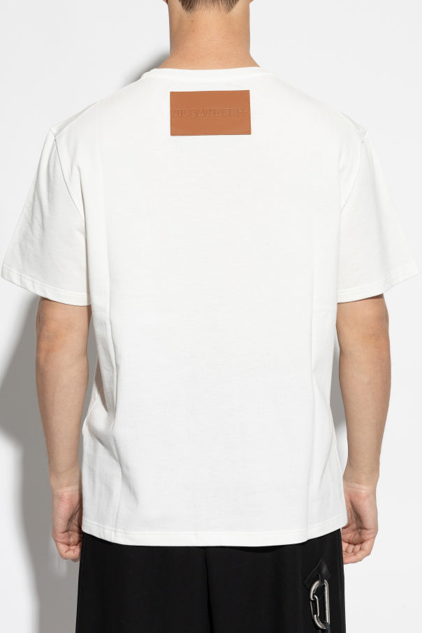 JIL SANDER+ WHITE T-shirt with logo 4