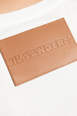 JIL SANDER+ WHITE T-shirt with logo 5