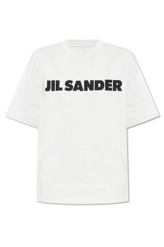JIL SANDER GREY T-shirt with logo 1