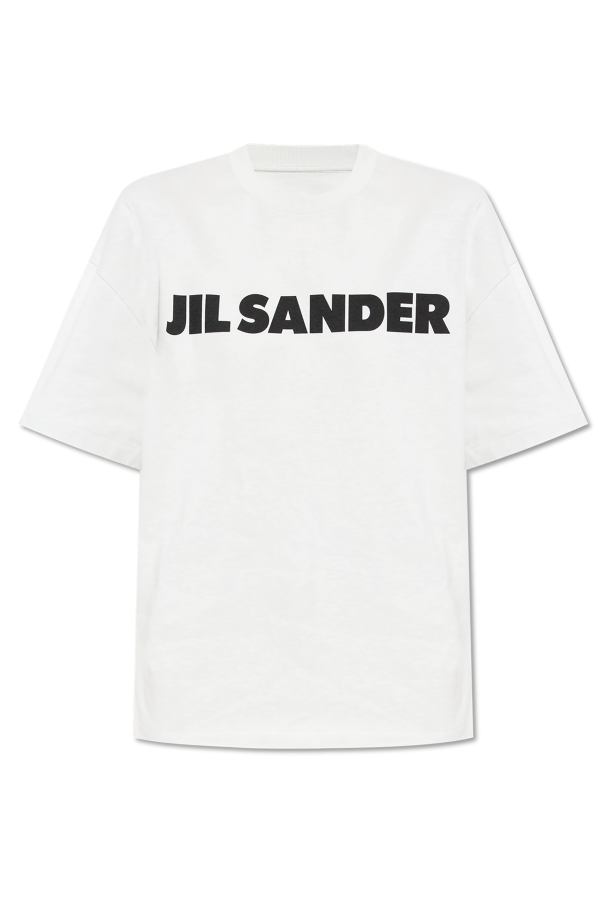 JIL SANDER GREY T-shirt with logo 1
