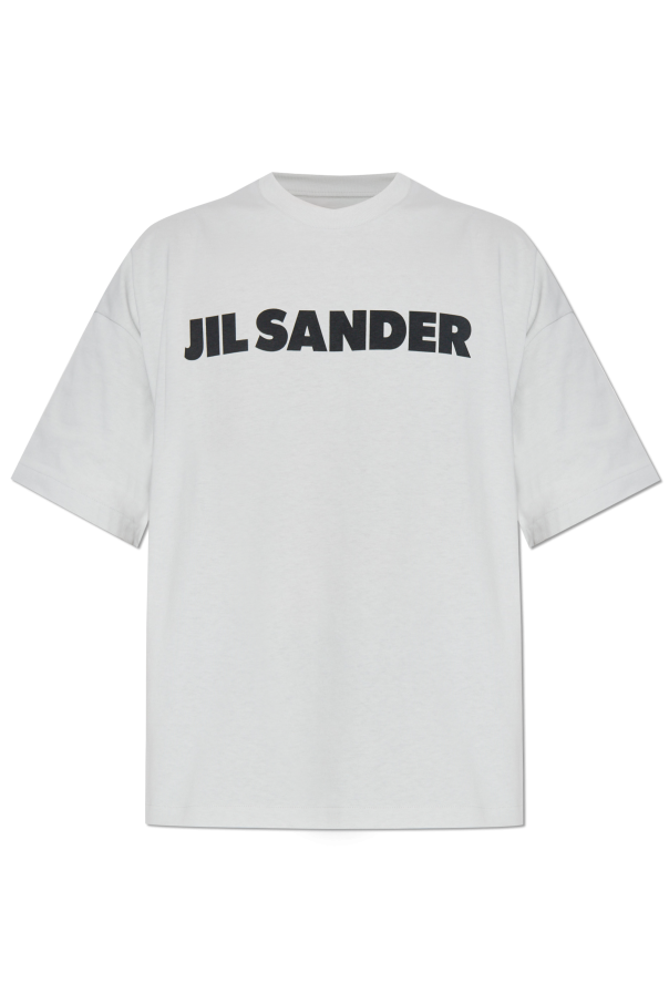 JIL SANDER WHITE T-shirt with logo 1