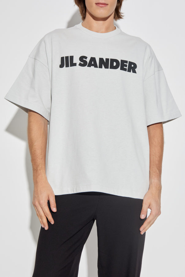 JIL SANDER WHITE T-shirt with logo 3