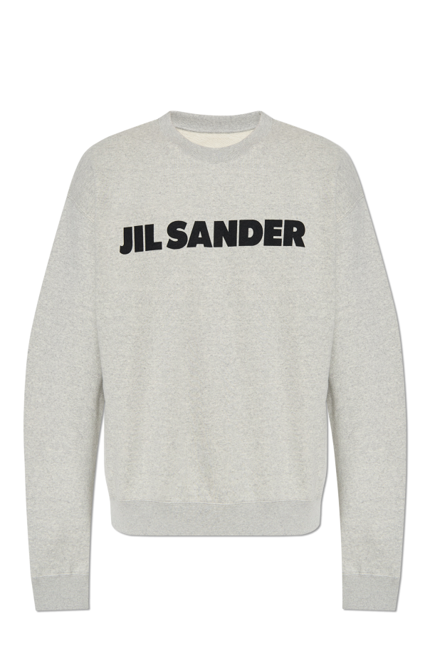 JIL SANDER GREY Sweatshirt with logo 1