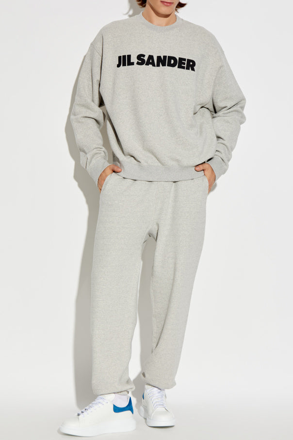 JIL SANDER GREY Sweatshirt with logo 2