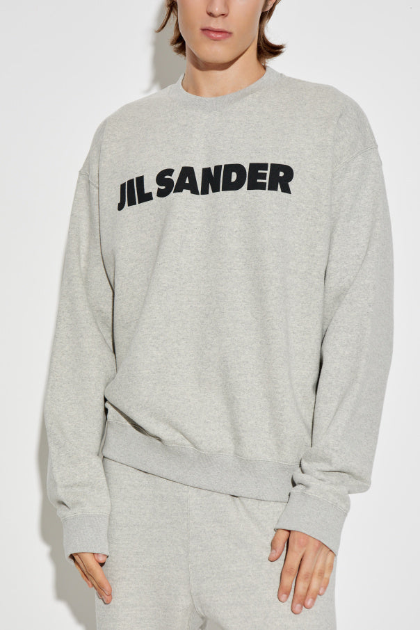 JIL SANDER GREY Sweatshirt with logo 3