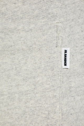 JIL SANDER GREY Sweatpants 5