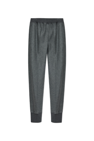 JIL SANDER GREY Wool trousers 1
