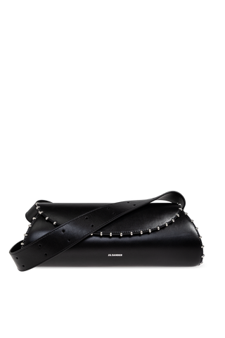 JIL SANDER BLACK Shoulder bag `Cannolo Small` 1