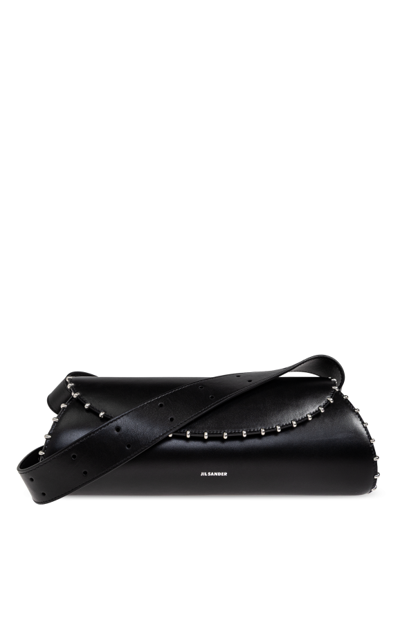 JIL SANDER BLACK Shoulder bag `Cannolo Small` 1