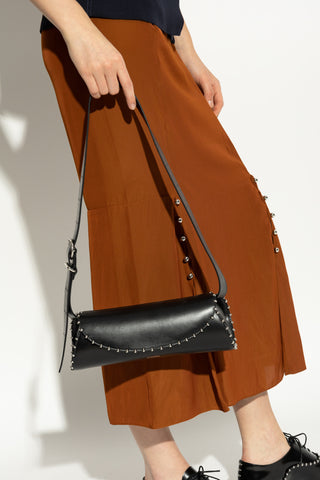 JIL SANDER BLACK Shoulder bag `Cannolo Small` 2