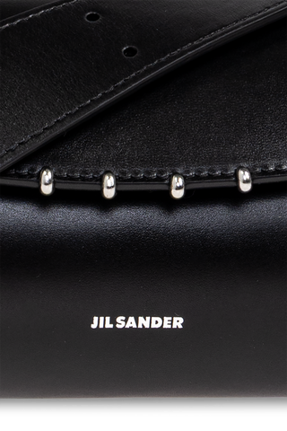 JIL SANDER BLACK Shoulder bag `Cannolo Small` 6