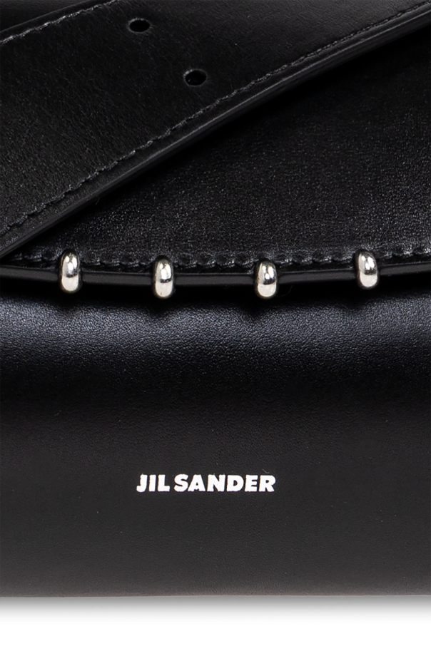 JIL SANDER BLACK Shoulder bag `Cannolo Small` 6