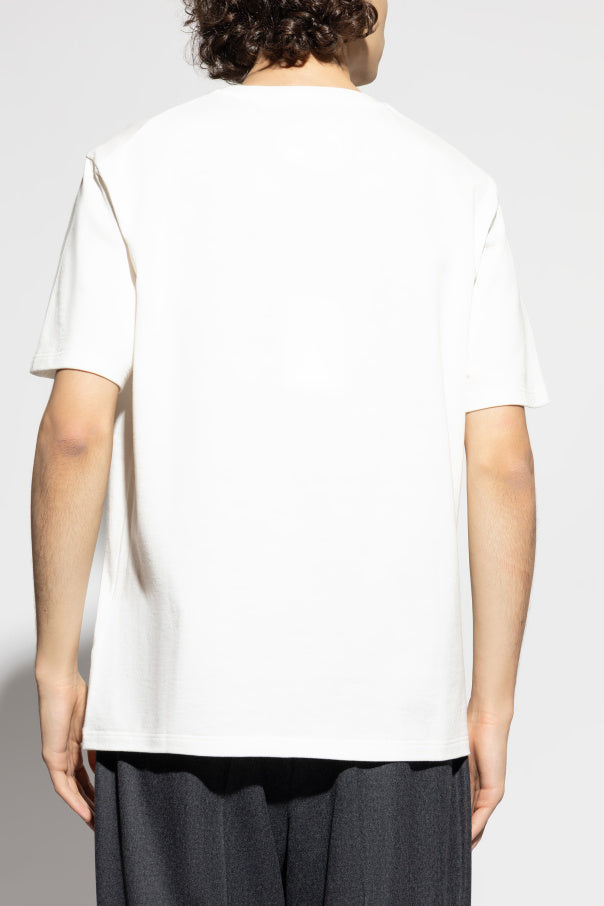 JIL SANDER WHITE T-shirt with logo 4