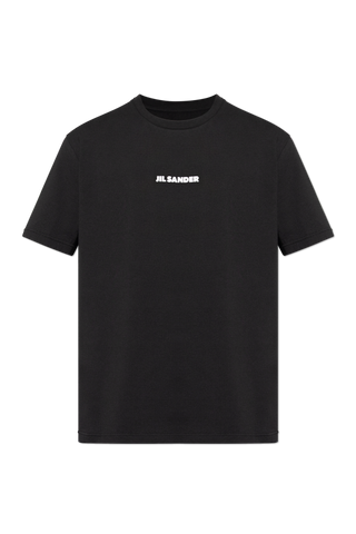 JIL SANDER BLACK T-shirt with logo 1