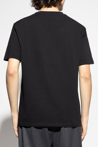 JIL SANDER BLACK T-shirt with logo 4