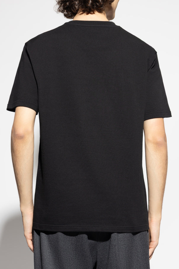 JIL SANDER BLACK T-shirt with logo 4
