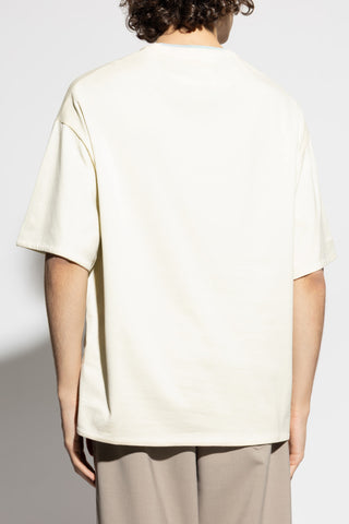 JIL SANDER cream Double-layer t-shirt 4
